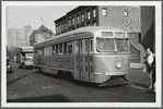 New style streetcar in Brooklyn, N.Y.