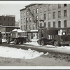 Snow removal on Atlantic Avenue, Brooklyn