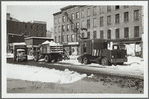 Snow removal on Atlantic Avenue, Brooklyn