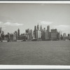 View of lower Manhattan from a Central Railroad of New Jersey ferry