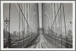 View from the Brooklyn Bridge toward Manhattan