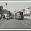 Putnam Avenue streetcar on Fulton Street in Brooklyn, N.Y.