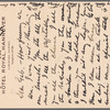Postcard of the Hotel Royal in Hannover from Loie Fuller to Gab Bloch