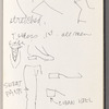 Costume notebook for the John Curry Skating Troupe and Chaplin