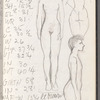 Costume notebook for the John Curry Skating Troupe and Chaplin