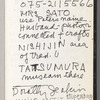 Notebook documenting Willa Kim's trip to Japan