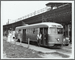 Brooklyn, N.Y. [Streetcar next to the Van Sicklen Avenue station]
