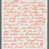Letter from Dudley Williams to Alvin Ailey discussing artistic differences and direction