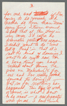 Letter from Dudley Williams to Alvin Ailey discussing artistic differences and direction