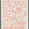 Letter from Dudley Williams to Alvin Ailey discussing artistic differences and direction