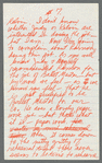 Letter from Dudley Williams to Alvin Ailey discussing artistic differences and direction