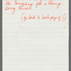 Letter from Dudley Williams to Alvin Ailey discussing artistic differences and direction