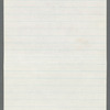 Letter from Dudley Williams to Alvin Ailey discussing artistic differences and direction