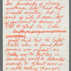Letter from Dudley Williams to Alvin Ailey discussing artistic differences and direction