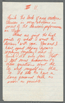 Letter from Dudley Williams to Alvin Ailey discussing artistic differences and direction