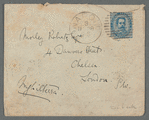 Leaf picked by George Gissing and sent to Morley Roberts from Lago Averno [Naples]