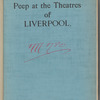 Liverpool (Eng.) theatres programs and ephemera