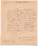 De Lancey, James, addressed to the Corporation of Albany