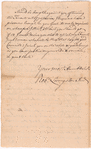 Livingston, Robert, Junr., addressed to Abraham Yates Esqr., High Sheriff for the City and County of Albany