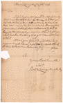 Livingston, Robert, Junr., addressed to Abraham Yates Esq., High Sheriff for the City and County of Albany