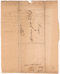 Swart, Dirck, addressed to Abraham Yates Junr, Esqr. at Albany