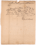 Swart, Dirck, addressed to Abraham Yates Junr, Esqr. at Albany