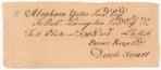 Swart, Dirck, addressed to Abraham Yates Junr, Esqr. at Albany