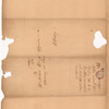 Murray, Joseph, addressed to William Corry Esquire, Attorney at Law in Albany
