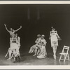 New York City Ballet's Tanaquil LeClercq, George Balanchine, Richard Thomas and Barbara Fallis in Jerome Robbins' The concert