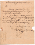Livingston, Robert, Junr., addressed to Abraham Yetts [Yates] Junr. Esqr., Sheriff of County of Albany