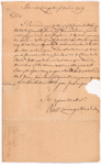 Livingston, Robert, Junr., addressed to Abraham Yates Esqr., High Sheriff of City and County of Albany