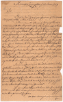 Livingston, Robert, Junr., addressed to Abraham Yates Esqr., High Sheriff for the City and County of Albany