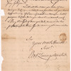 Livingston, Robert, Junr., addressed to Abraham Yates Esqr., High Sheriff for the City and County of Albany