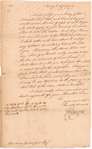Banyar, [Goldsbrow], addressed to Abraham Yates Junr. Esqr., High Sheriff of Albany