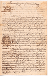 Livingston, Robert, Junr., addressed to Abraham Yates Junr. Esqr. at Albany