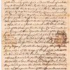 Livingston, Robert, Junr., addressed to Abraham Yates Junr. Esqr. at Albany