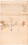 Livingston, Robert, Junr., addressed to Abraham Yates Junr. Esqr. at Albany