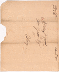 Cobham, William addressed to Abraham Yates Esq. at Albany