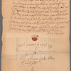 Ven Eps, John E., addressed to Mr. Abram [Abraham] Yates, attorney at law at Albany, to the care of Joseph Yates at Schonechdadie