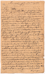Livingston, Robert, Junr., addressed to Abraham Yates Junr., Esqr. at Albany