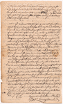 Livingston, Robert, Junr., addressed to Abraham Yates Junr., Esqr. at Albany