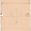 Livingston, Robert, Junr., addressed to Abraham Yates Junr., Esqr. at Albany