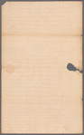 Livingston, Robert, Junr., addressed to Mr. Abraham Yates Junr., Merchant in Albany