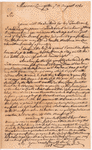 Livingston, Robert, Junr., addressed to Abraham Yates Junr., Esqr. at Albany