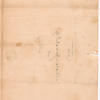 Livingston, Robert, Junr., addressed to Abraham Yates Junr., Esqr. at Albany