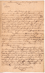 Livingston, Robert, Junr., addressed to Mr. Abraham Yates Junr., at Albany