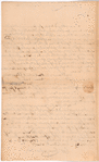 Livingston, Robert, Junr., addressed to Mr. Abraham Yates Junr., at Albany