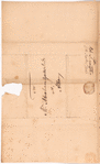 Livingston, Robert, Junr., addressed to Mr. Abraham Yates Junr., at Albany