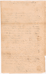 Livingston, Robert, Junr., addressed to Abraham Yates Esqr. at Albany