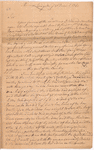 Livingston, Robert, Junr., addressed to Abraham Yates Junr. Esqr. at Albany